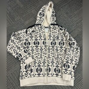 Women’s Ariat REAL Oaxaca Full Zip Sherpa Hoodie SZ XL